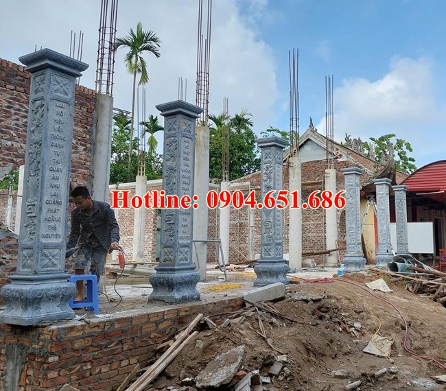 093 Mẫu cột đồng trụ đẹp bán tại Bình Phước - Cột đá tại Bình Phước