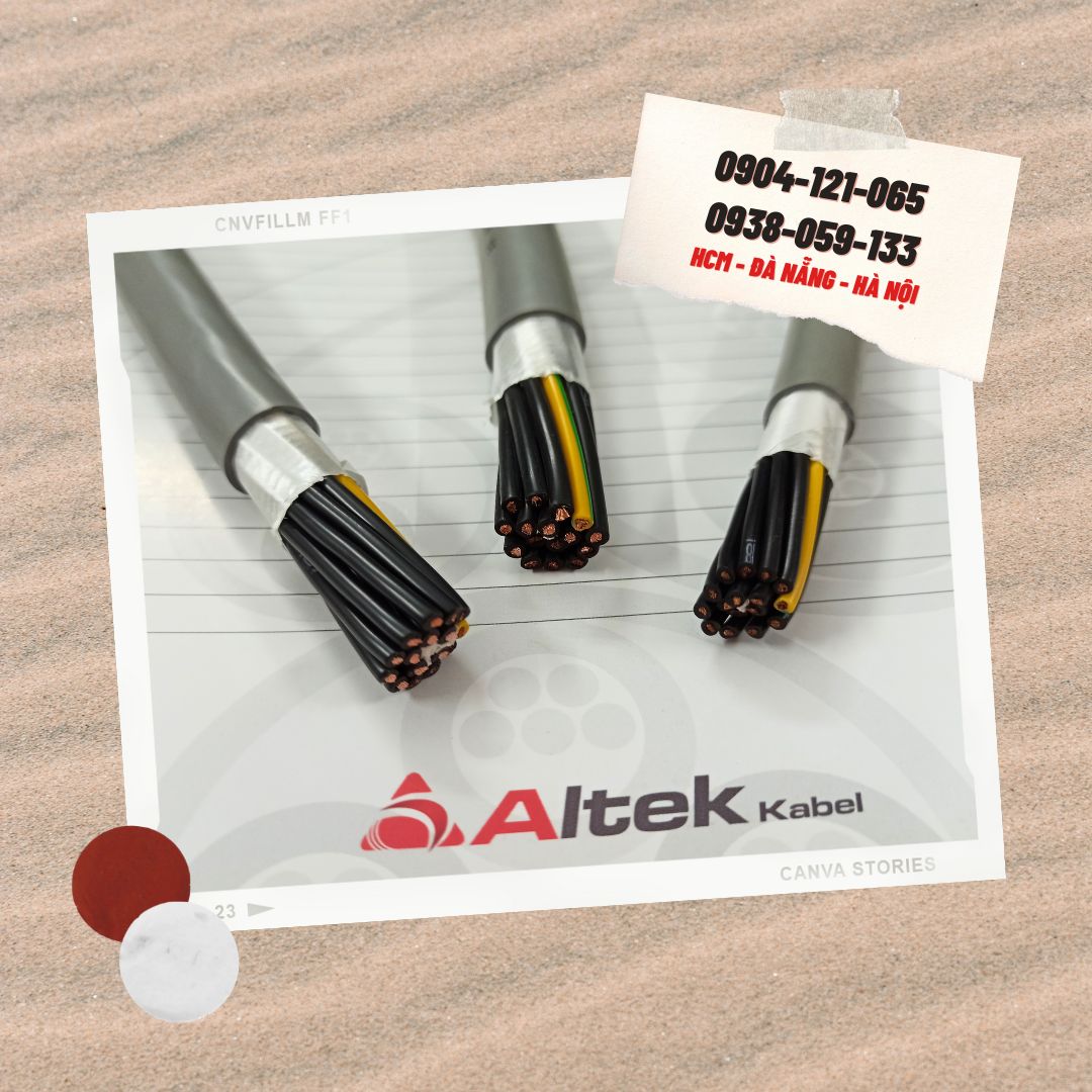 Dây cáp điều khiển, cáp tín hiệu bọc lưới đồng chống nhiễu