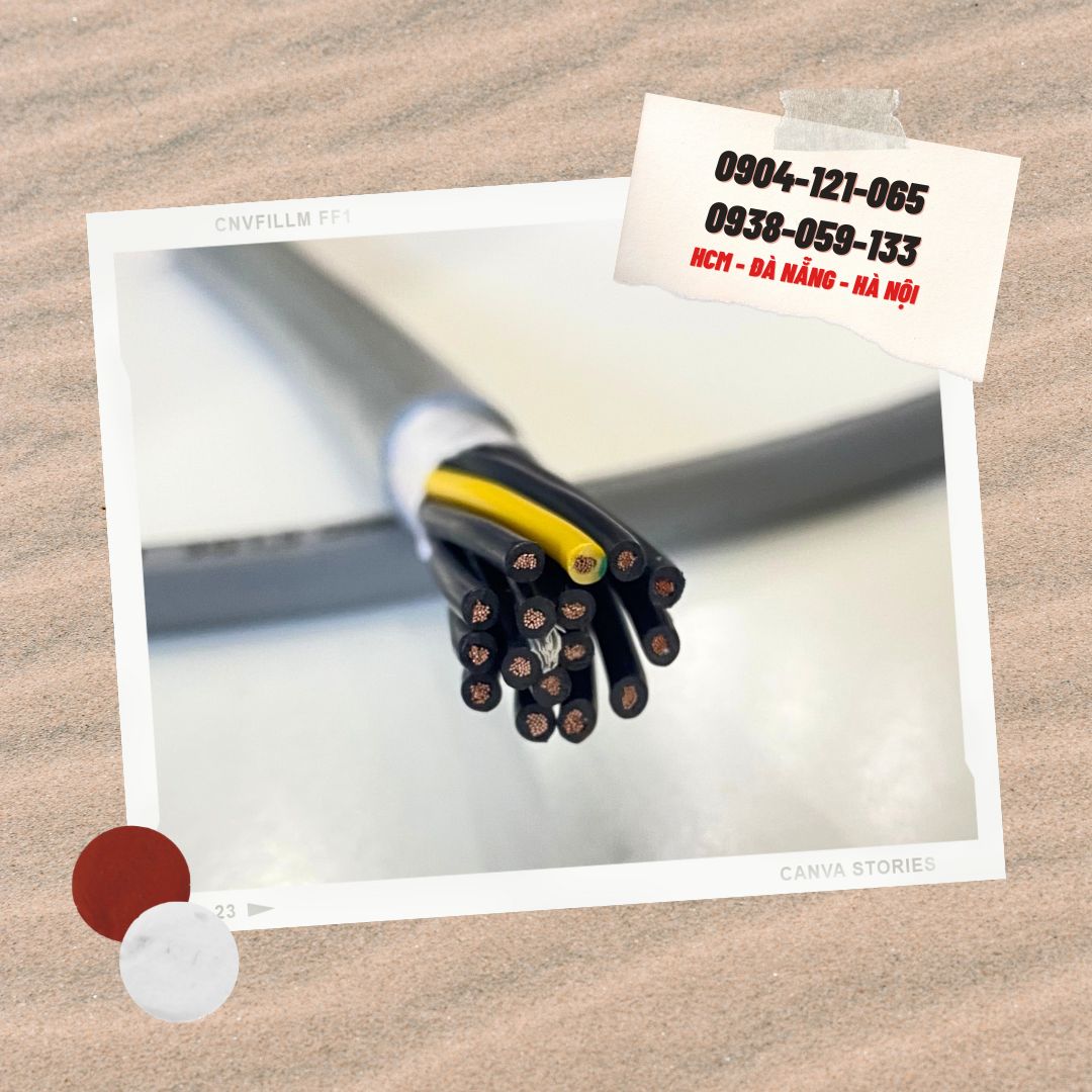 Dây cáp điều khiển, cáp tín hiệu bọc lưới đồng chống nhiễu