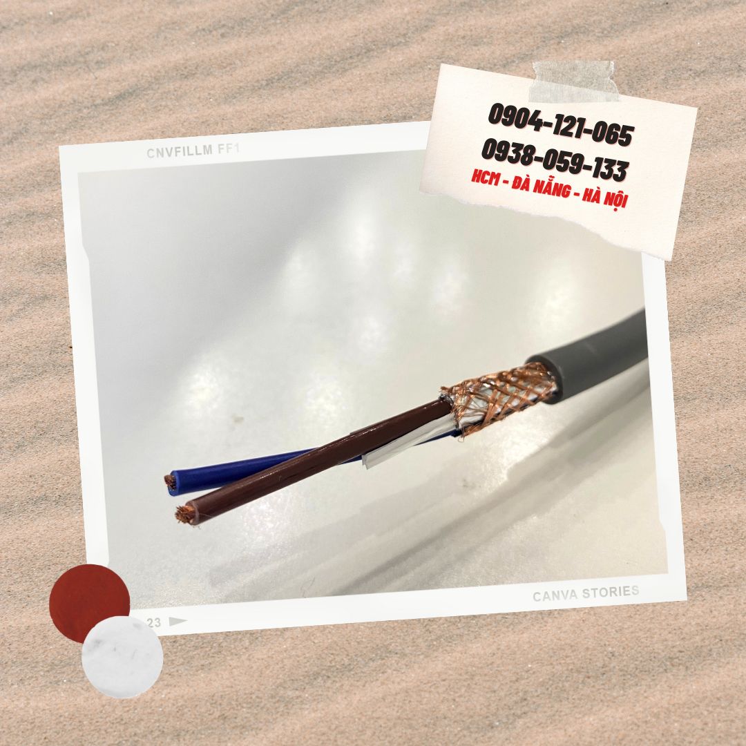 Dây cáp điều khiển, cáp tín hiệu bọc lưới đồng chống nhiễu