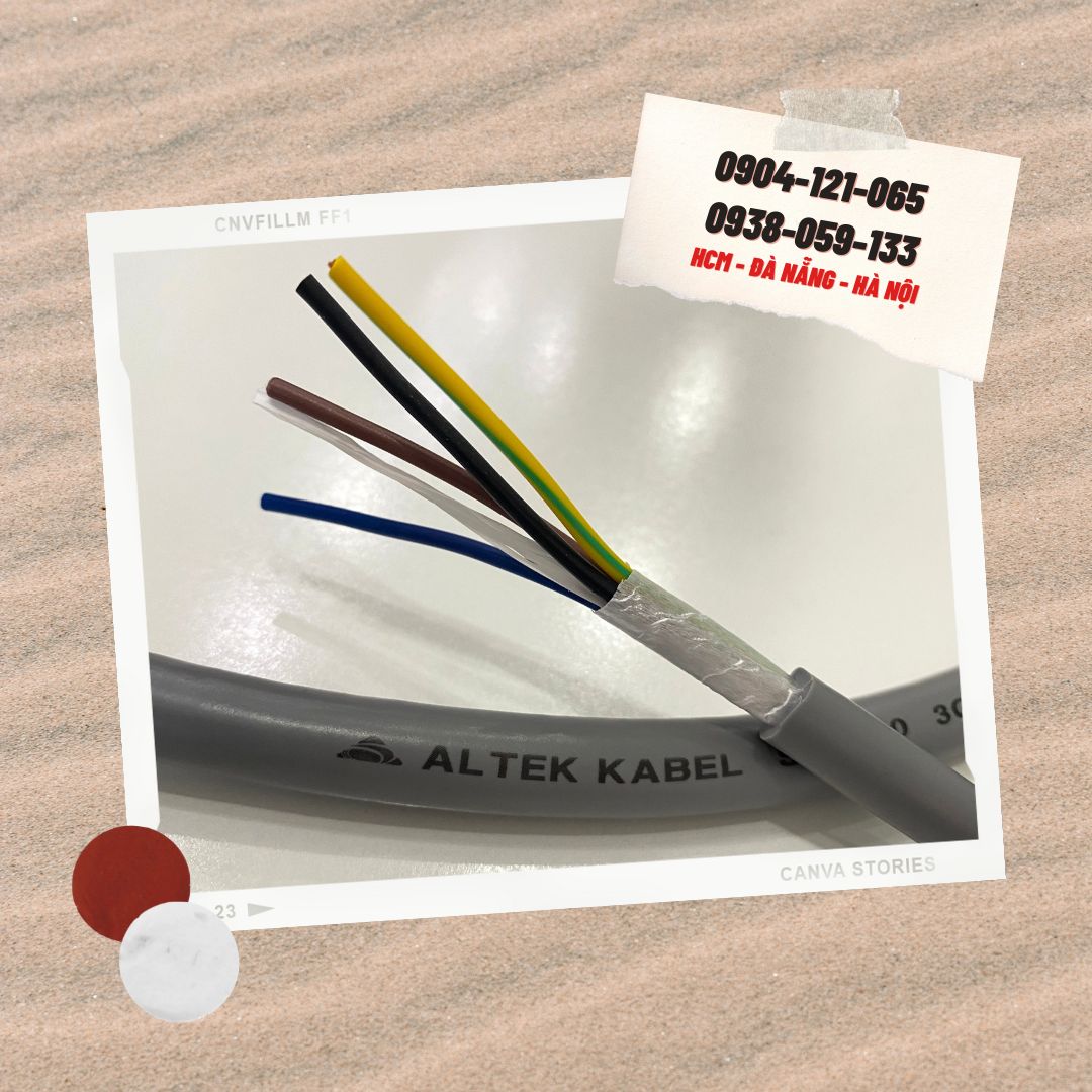 Dây cáp điều khiển, cáp tín hiệu bọc lưới đồng chống nhiễu