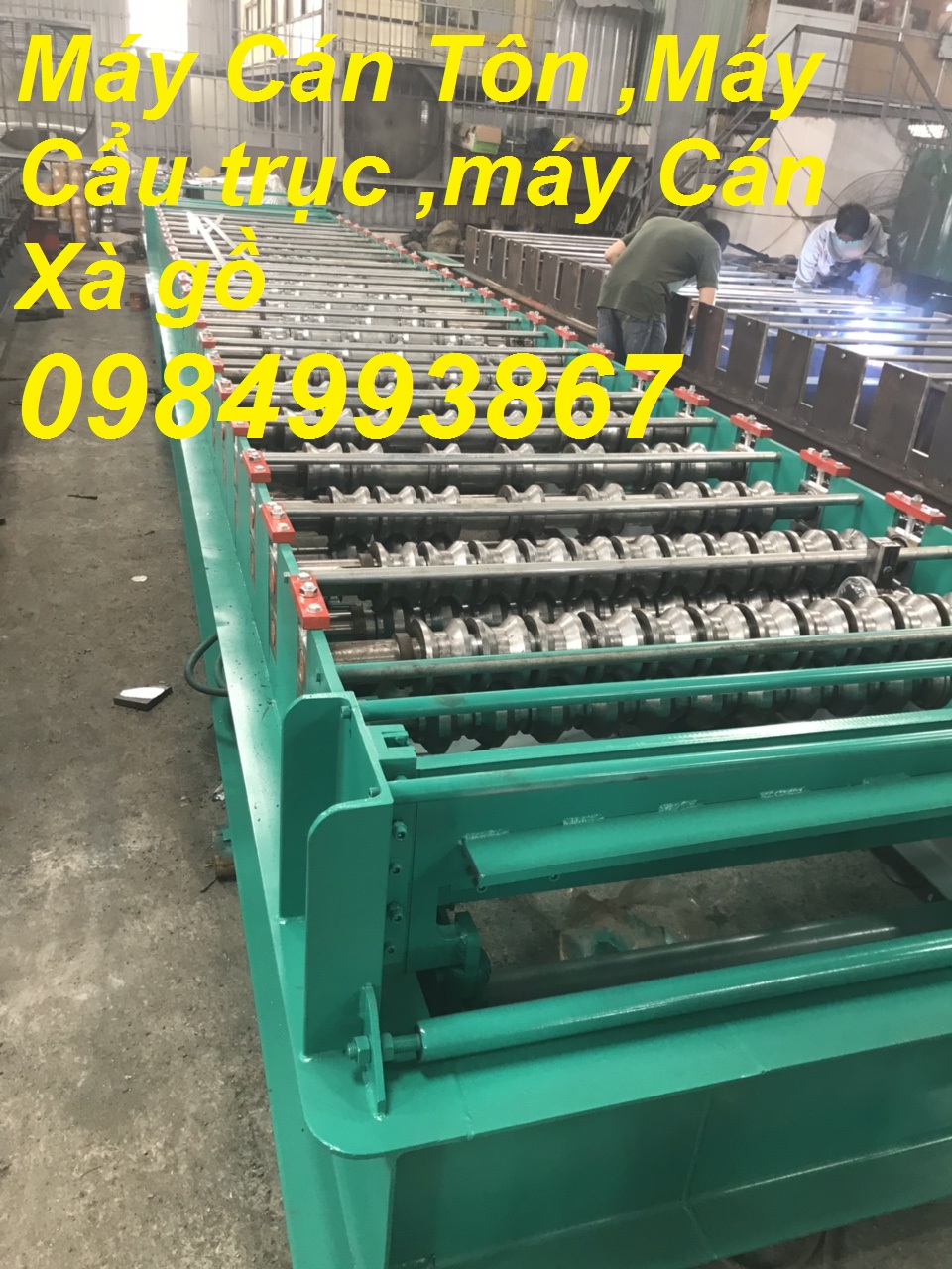 Máy cán tôn 1 tầng ,2 Tầng 9 sóng ,11 sóng lắp đặt bảo hành
