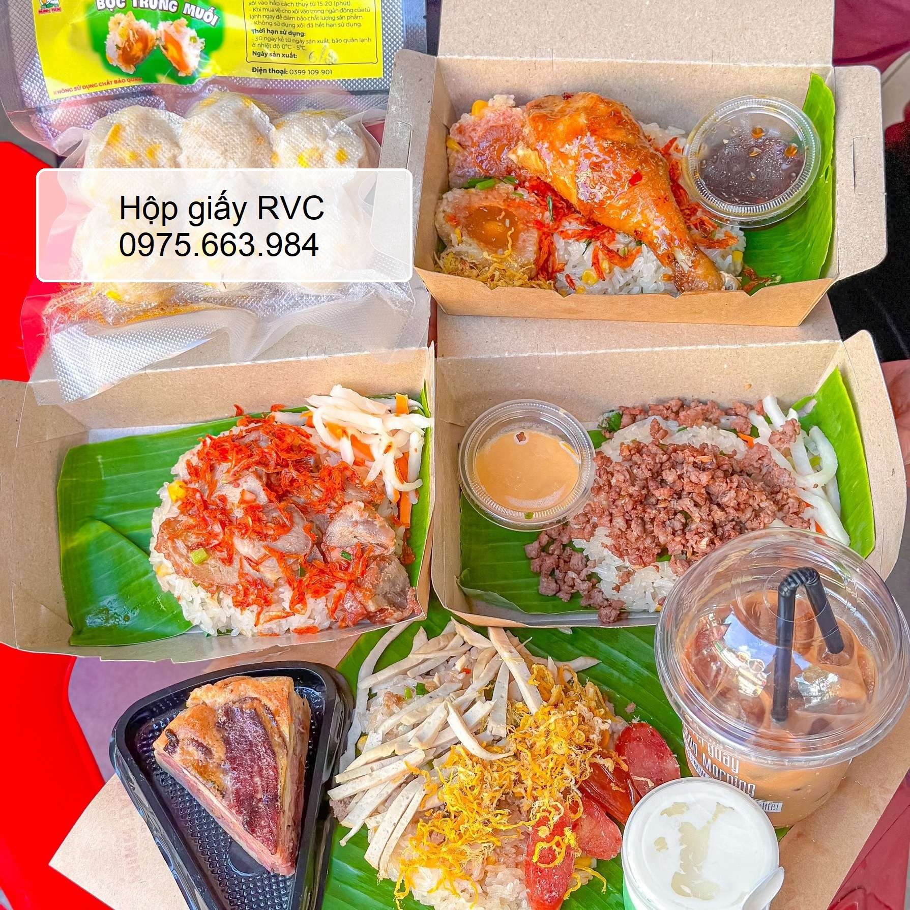 Bán hộp giấy đựng thức ăn 1 lần giá siêu ưu đãi