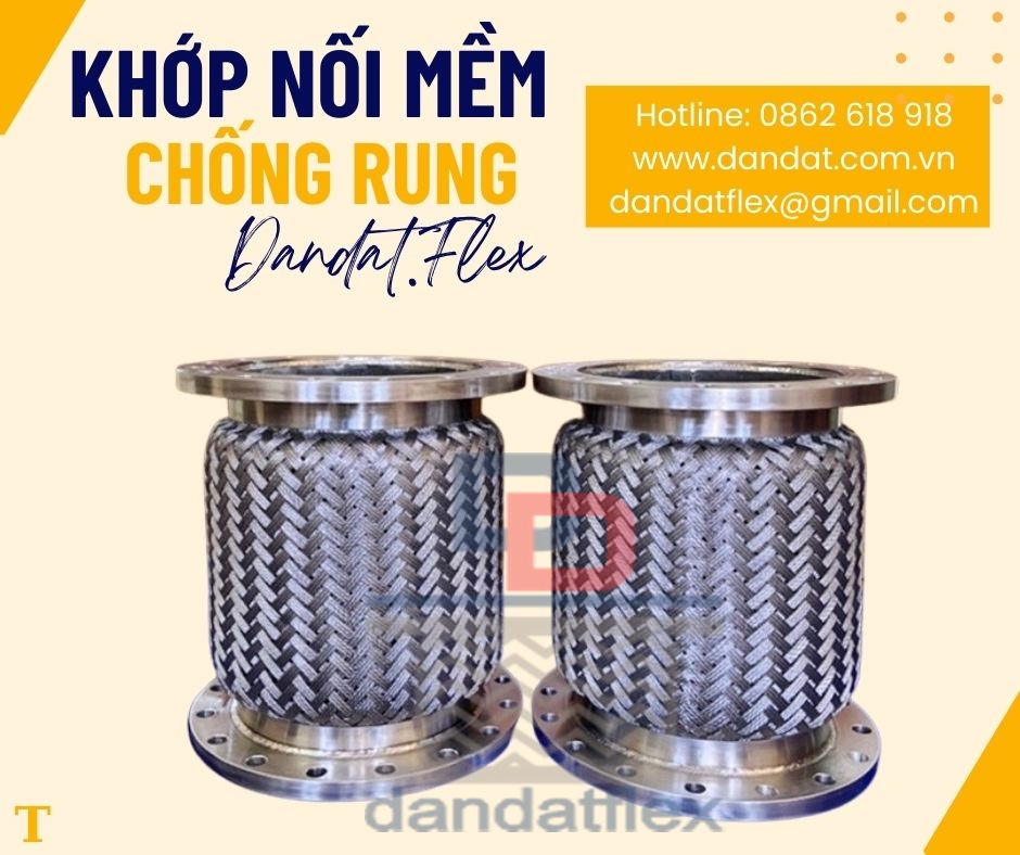 Khớp nối mềm inox chịu nhiệt/ khớp nối inox giãn nở/ khớp nối mềm inox