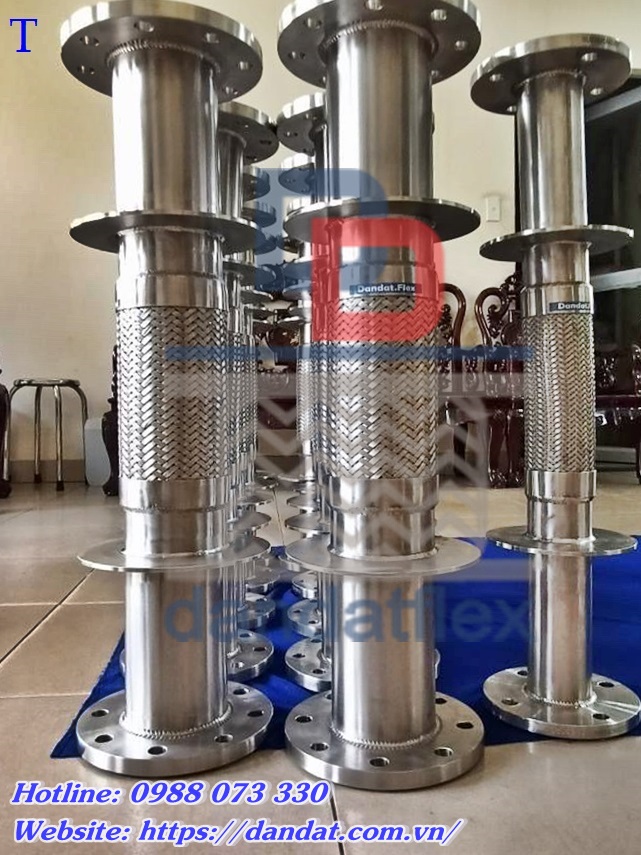 Khớp nối mềm inox chịu nhiệt/ khớp nối inox giãn nở/ khớp nối mềm inox