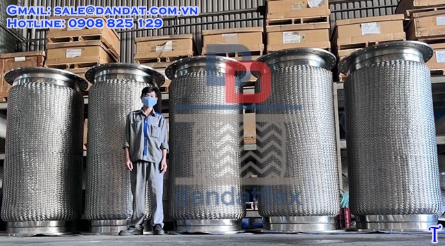 Khớp nối mềm inox chịu nhiệt/ khớp nối inox giãn nở/ khớp nối mềm inox