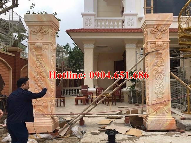 Review mẫu cổng đá đơn giản đẹp cho biệt thự, nhà phố, lâu đài