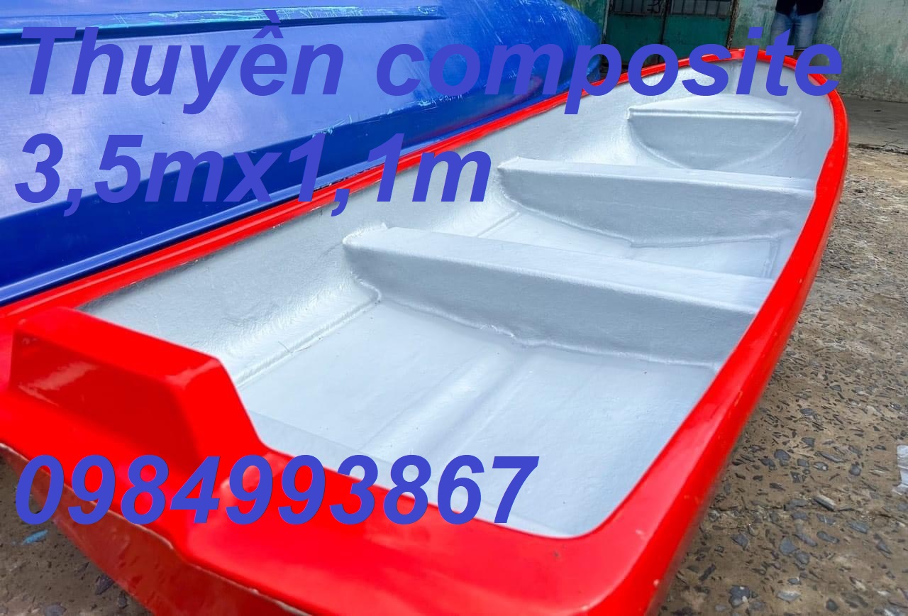 Vỏ lãi ,thuyền composite có thể gắn máy 3,6mx1,3mx0,5m 3,5m x1,1m x0,4