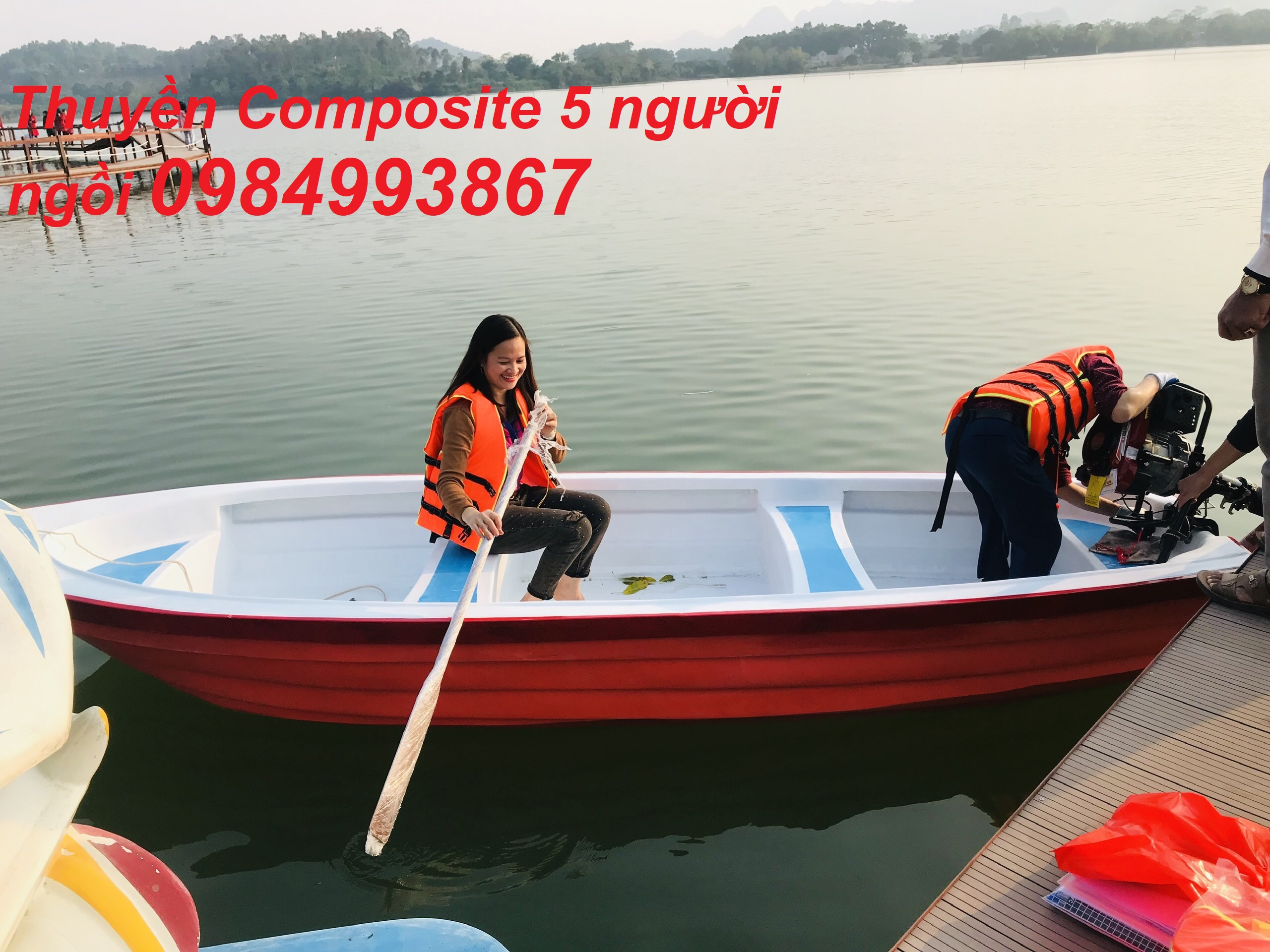 Vỏ thuyền composite dã ngoại ,câu cá 3m,4m,5m