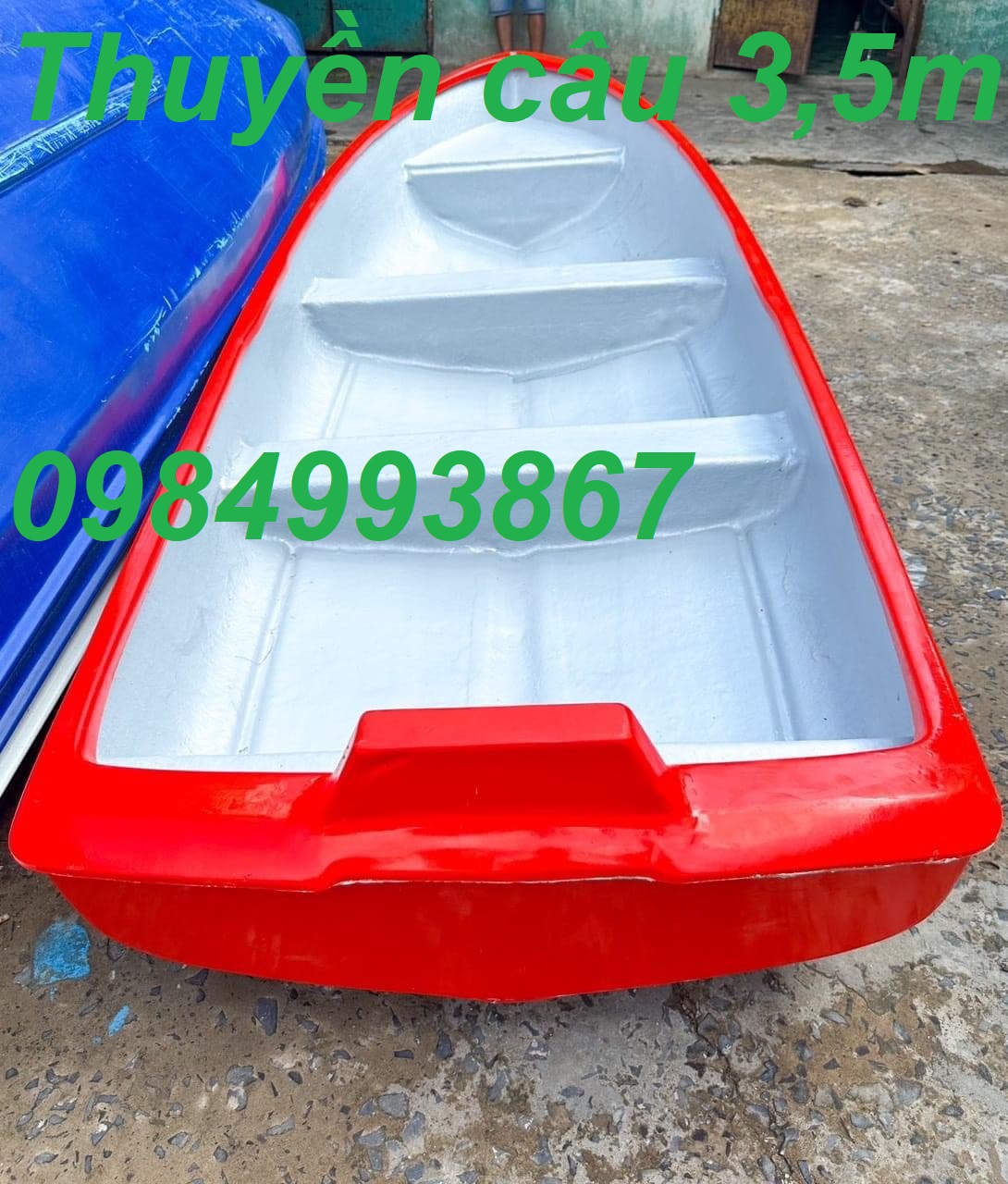 Vỏ thuyền composite dã ngoại ,câu cá 3m,4m,5m