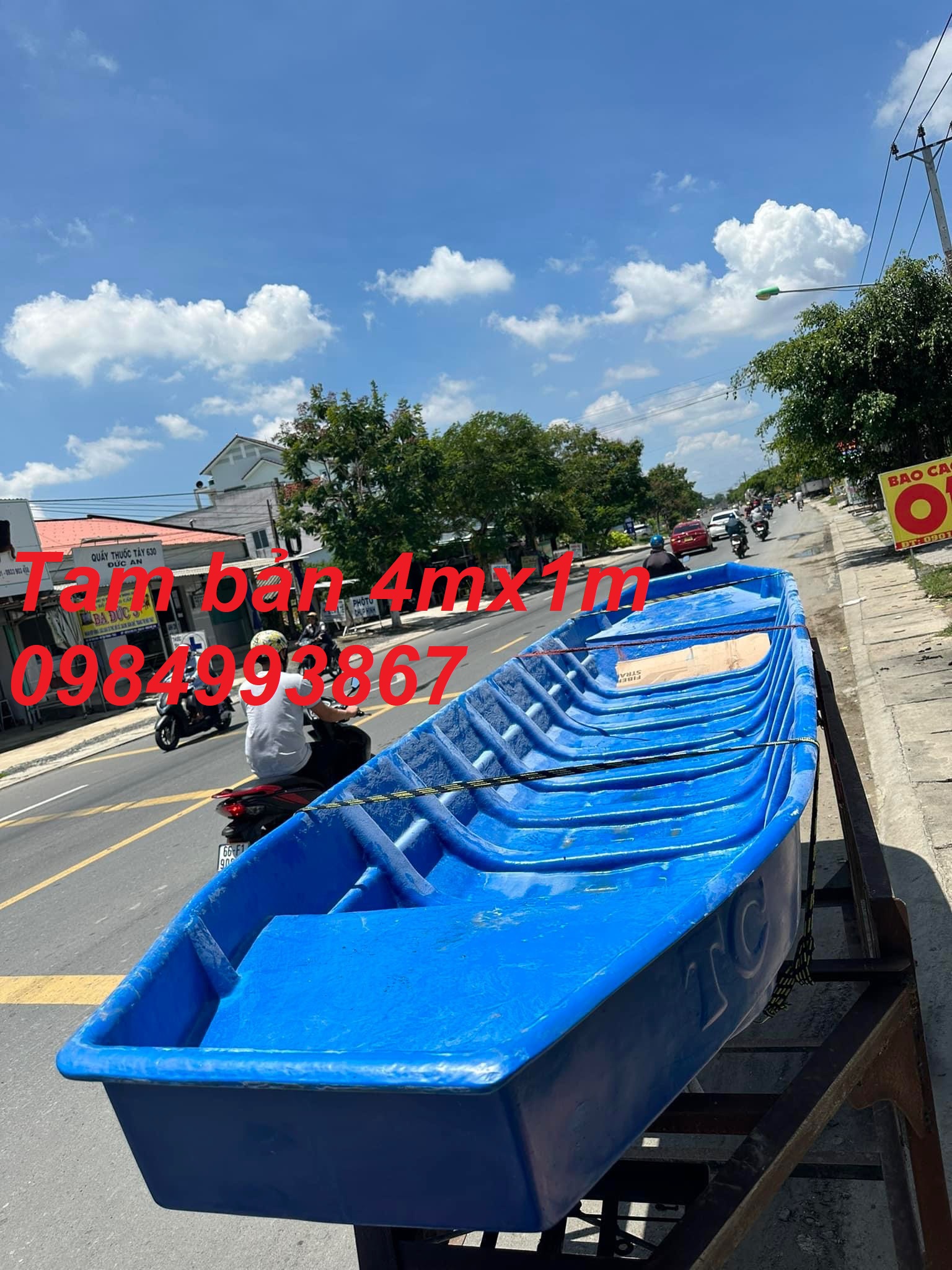 Vỏ thuyền composite dã ngoại ,câu cá 3m,4m,5m