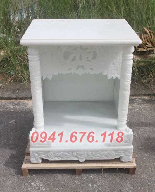 Mẫu 9856 bàn thờ thần tài ông địa đá đẹp bán khánh hoà khóm tủ