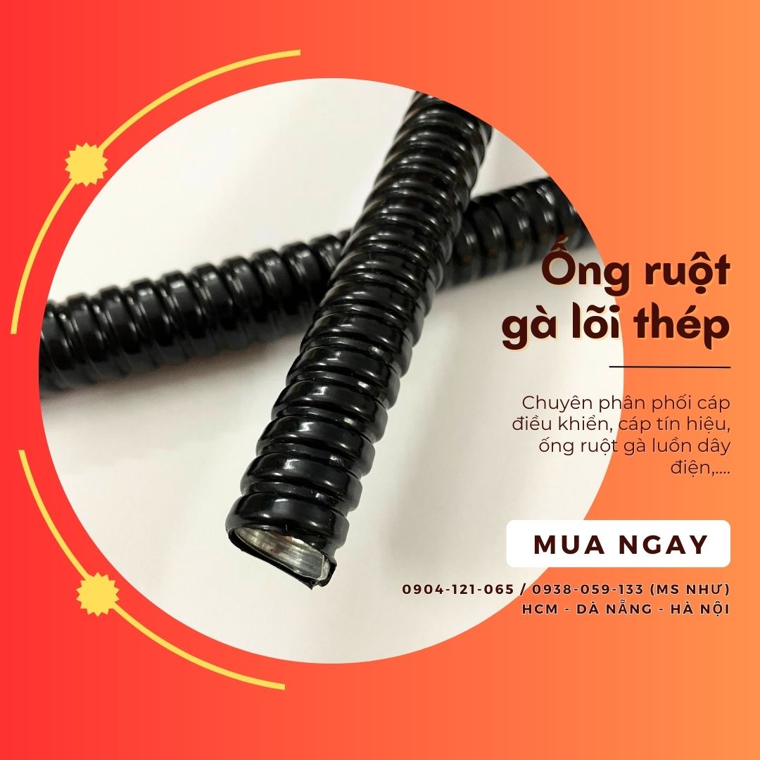 Ống ruột gà lõi thép / Ống ruột gà tráng kẽm / Ống kẽm đàn hồi