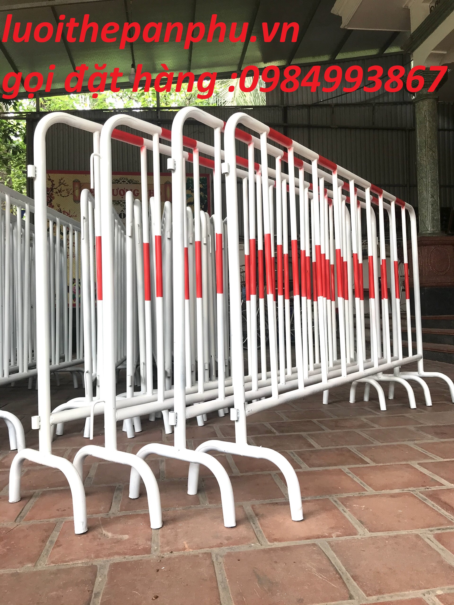 Khung hàng rào ngăn sự kiện ,kích thước 1m2 x2m màu sơn theo yêu cầu