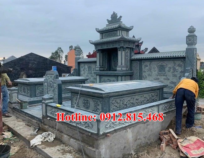 Lăng mộ đá đẹp tại Bình Thuận - Xây mẫu lăng mộ đá tại Bình Thuận