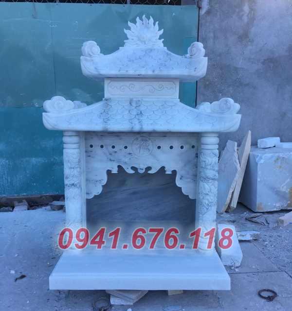 mẫu 3366 bàn thờ thần tài ông thiên địa đá đẹp bán hà nám cây hương am