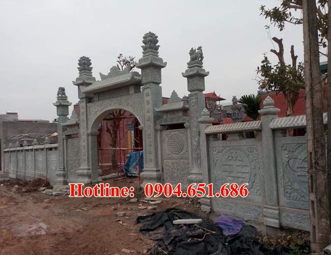 38 Mẫu cổng đá đẹp bán tại Hà Tĩnh - Thiết kế xây cổng nhà thờ họ