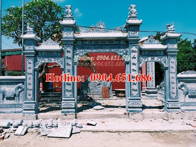 38 Mẫu cổng đá đẹp bán tại Hà Tĩnh - Thiết kế xây cổng nhà thờ họ