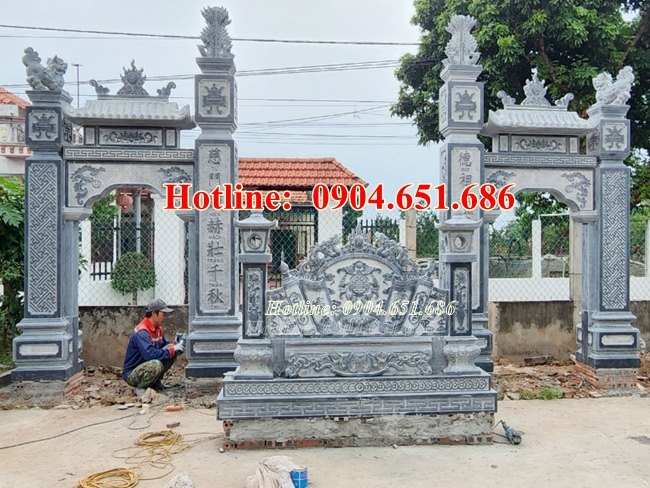 38 Mẫu cổng đá đẹp bán tại Hà Tĩnh - Thiết kế xây cổng nhà thờ họ