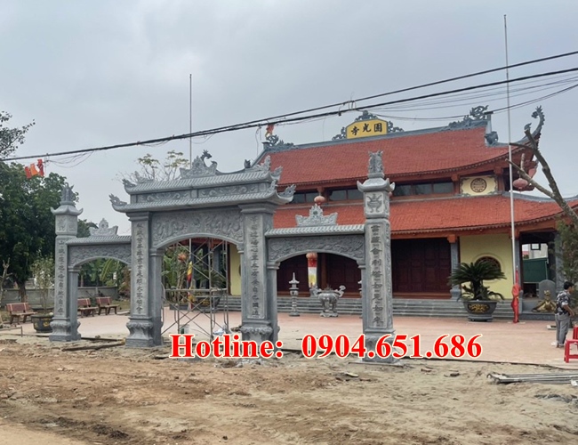 38 Mẫu cổng đá đẹp bán tại Hà Tĩnh - Thiết kế xây cổng nhà thờ họ