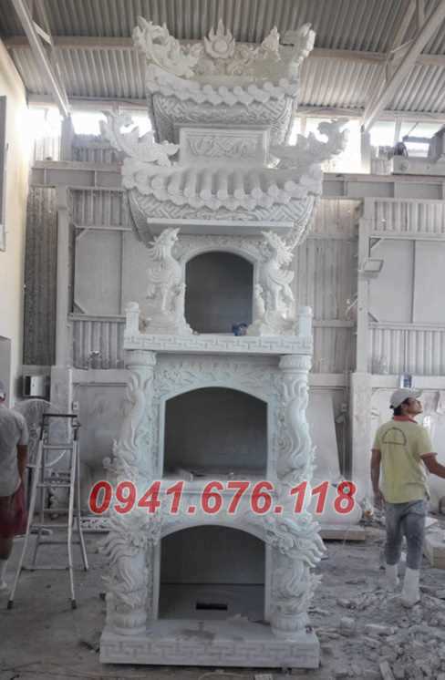 hà nội mẫu 394 bàn thờ ông thiên địa thần tài bằng đá bán cây hương am