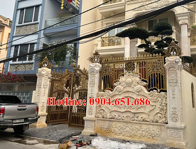 Mẫu cổng bằng đá khối tự nhiên đẹp bán tại Sài Gòn - Cổng đá tự nhiên