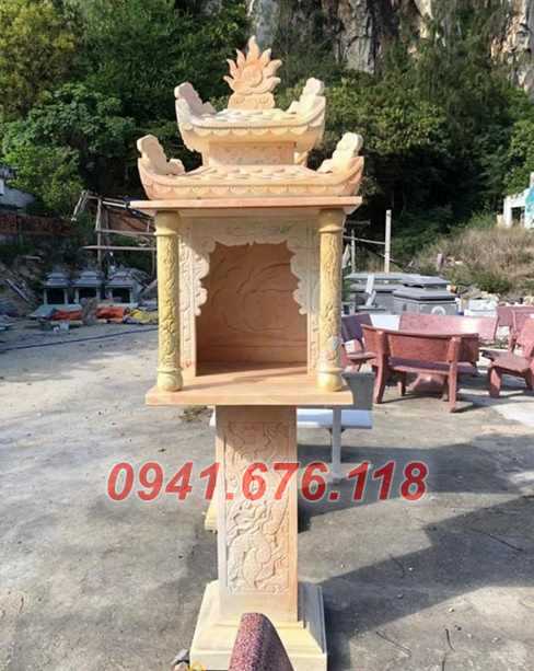 sài gòn trang thờ đá đẹp thần linh ông thiên địa thổ thần bán thủ đức