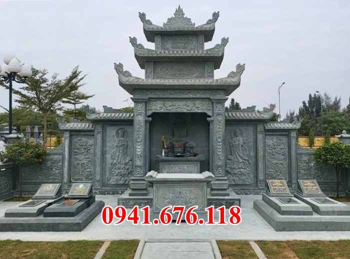 Mẫu 322 mộ đá đẹp bán bà rịa vũng tàu ông bà bố mẹ gia đình song thân