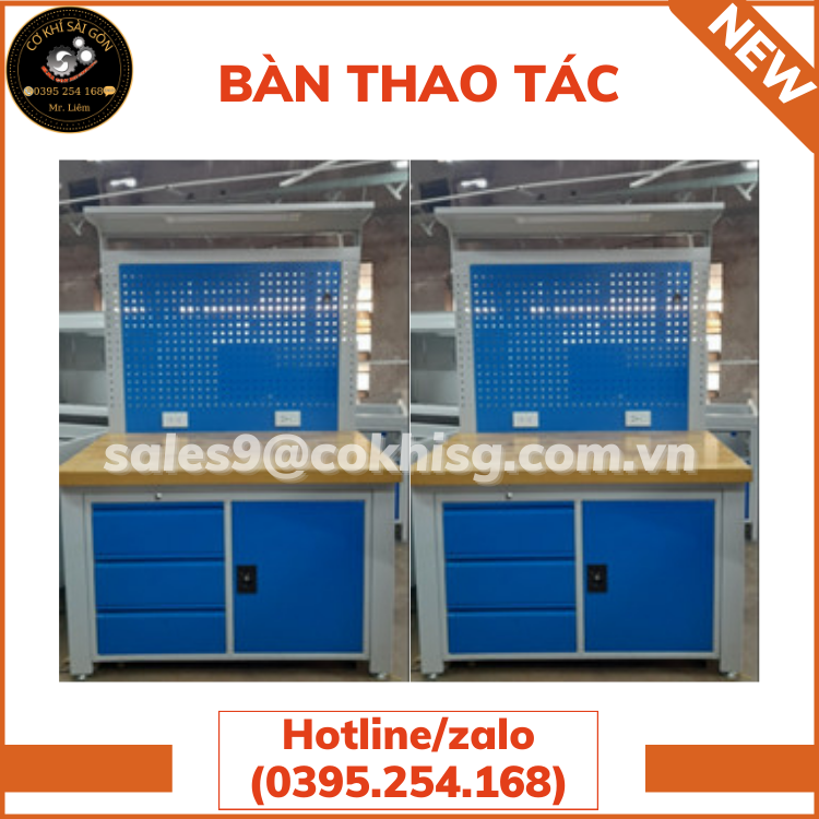 Bàn thao tác cơ khí chuyên dụng trong các kho xưởng công nghiệp