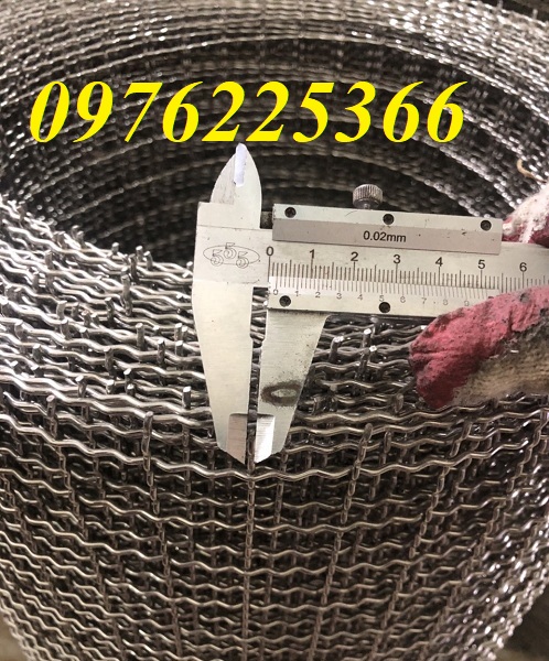 Bán lưới đan inox 304,lưới đan inox cán sóng ô vuông giá tốt