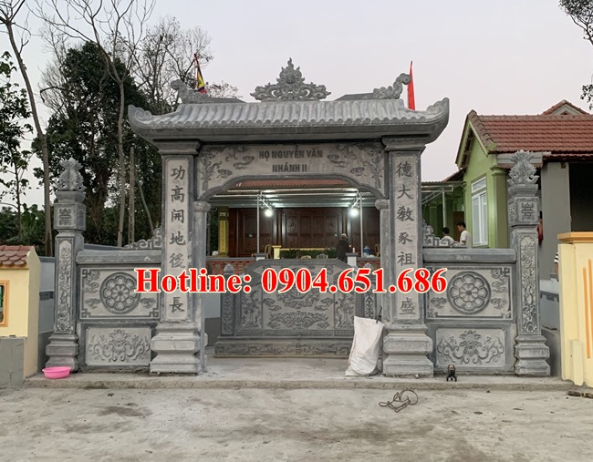 Địa chỉ xây cổng đá nhà thờ họ - Báo giá xây cổng nhà thờ họ bằng đá
