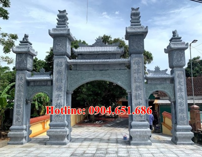 Địa chỉ xây cổng đá nhà thờ họ - Báo giá xây cổng nhà thờ họ bằng đá