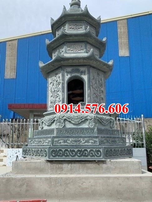 4242 tháp đá để thờ lưu giữ tro hài cốt sư bố mẹ ông đẹp bán trà vinh