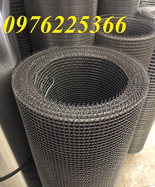 Lưới đan inox 304 cán sóng sợi 2ly ô 20x20mm