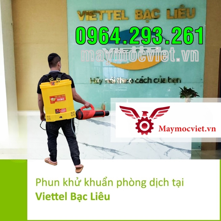 Phun thuốc diệt muỗi cùng tập đoàn Viettel Quân Đội