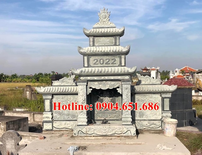 20 lăng mộ đá đẹp bán tại Thái Nguyên - Khu lăng mộ gia đình