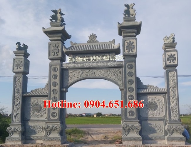 Xây cổng đá nhà thờ họ đẹp tại Hải Phòng - 15 Mẫu cổng nhà thờ họ đẹp