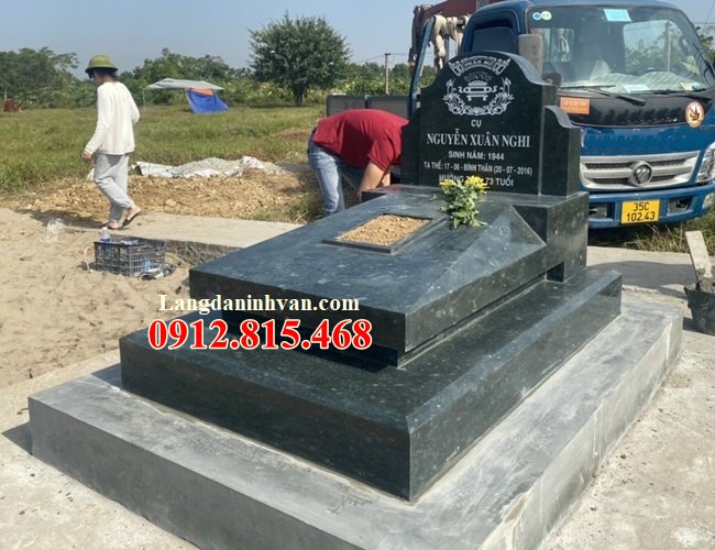 Mẫu mộ đá đẹp xây sẵn để tro cốt bán tại Đắk Lắk - Mộ đá để hài cốt