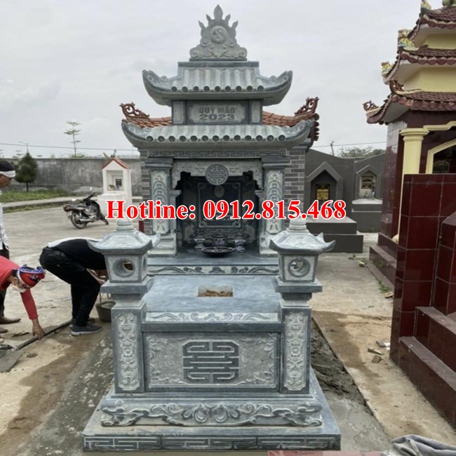 Mẫu mộ đá đẹp xây sẵn để tro cốt bán tại Đắk Lắk - Mộ đá để hài cốt