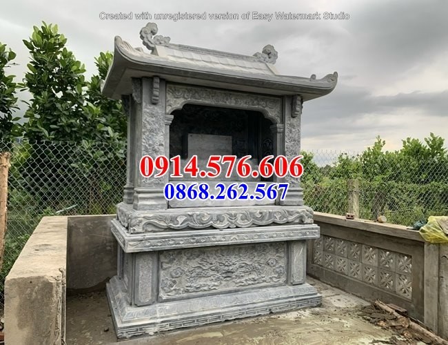 mẫu 937 tháp mộ đá cất giữ đựng để thờ lưu giữ tro hài cốt sư ba má