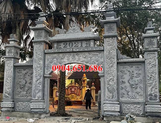 Địa chỉ thiết kế thi công làm cổng chùa, cổng đình theo yêu cầu