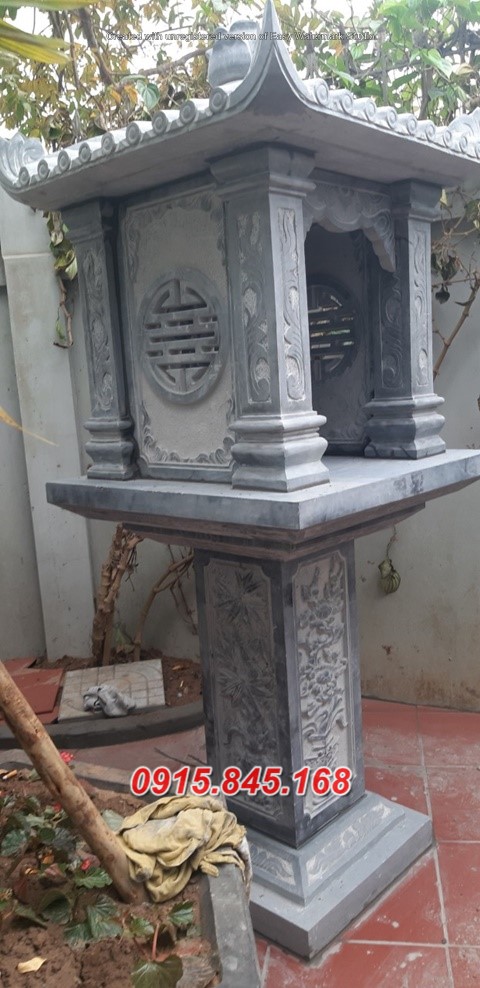 mẫu 151 miếu thờ đá đẹp bán vĩnh long cây hương am trang thờ thần linh