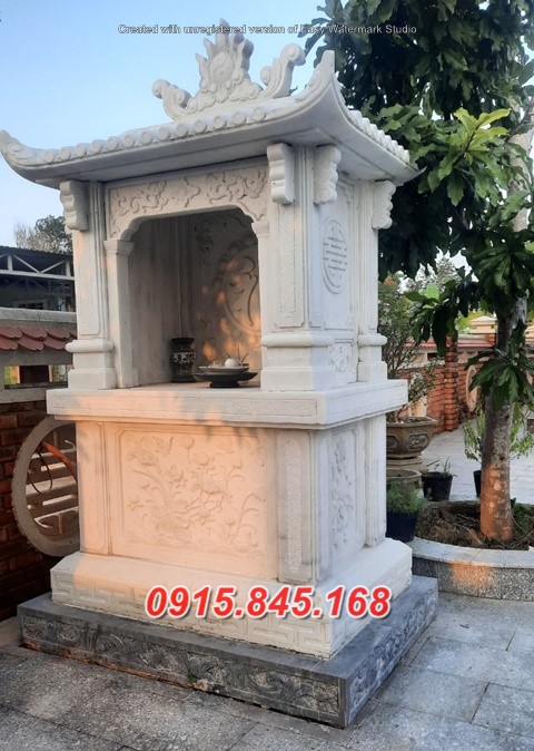 mẫu 151 miếu thờ đá đẹp bán vĩnh long cây hương am trang thờ thần linh
