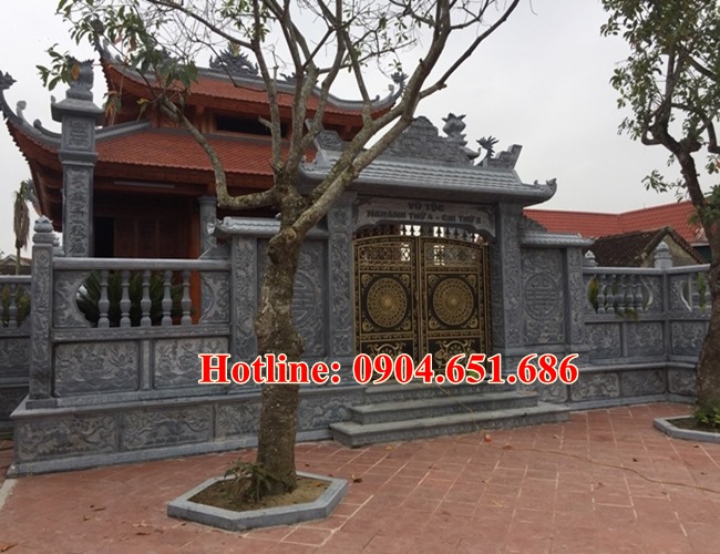 Xây mẫu cổng đá nhà thờ họ đẹp tại Hà Nội - 30 Mẫu cổng đá đẹp