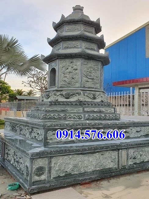 mẫu tháp mộ đá đẹp bán bạc liêu để thờ lưu giữ tro hài cốt ông bà bố