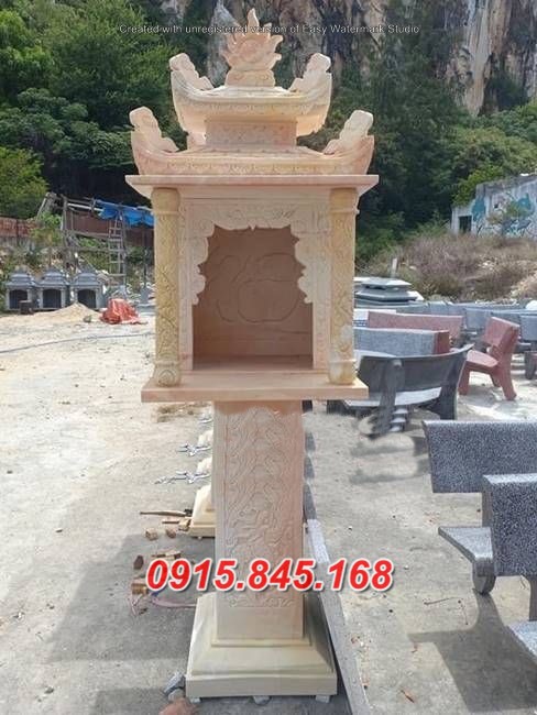 mẫu 949 trang thờ đá đẹp long an bán cây hương am miếu khóm thờ thiên