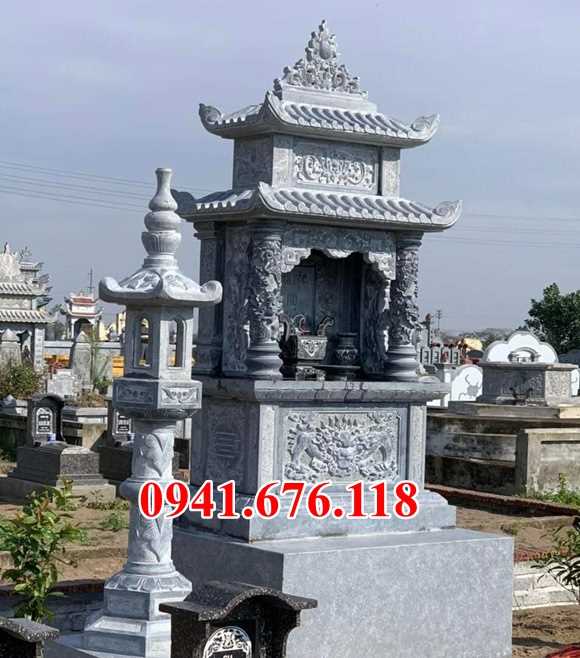 mẫu 067 lăng mộ đá đẹp cần thơ để thờ tro cốt gia đình ba má song thân