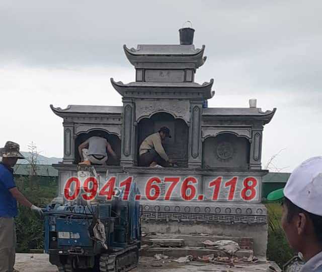 mẫu 196 lăng mộ đá đẹp đà nẵng  gia đình dòng họ ba má mồ mả song thân