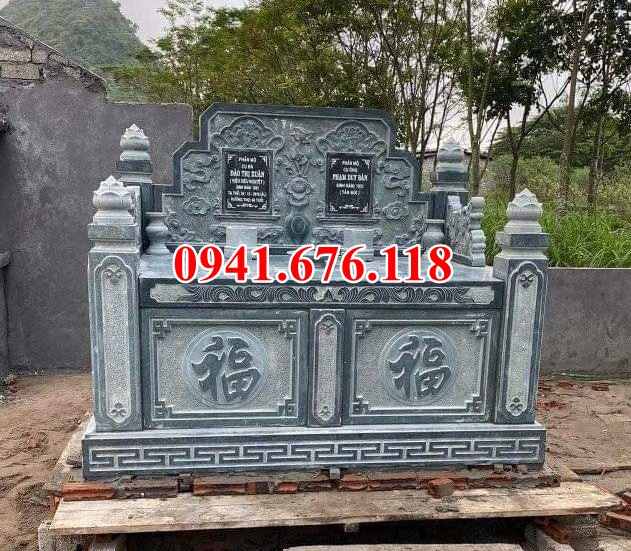 mẫu 196 lăng mộ đá đẹp đà nẵng  gia đình dòng họ ba má mồ mả song thân