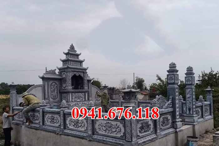 mẫu 196 lăng mộ đá đẹp đà nẵng  gia đình dòng họ ba má mồ mả song thân